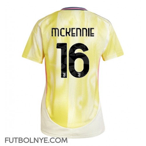 Camiseta Juventus Weston McKennie #16 Visitante Equipación para mujer 2024-25 manga corta